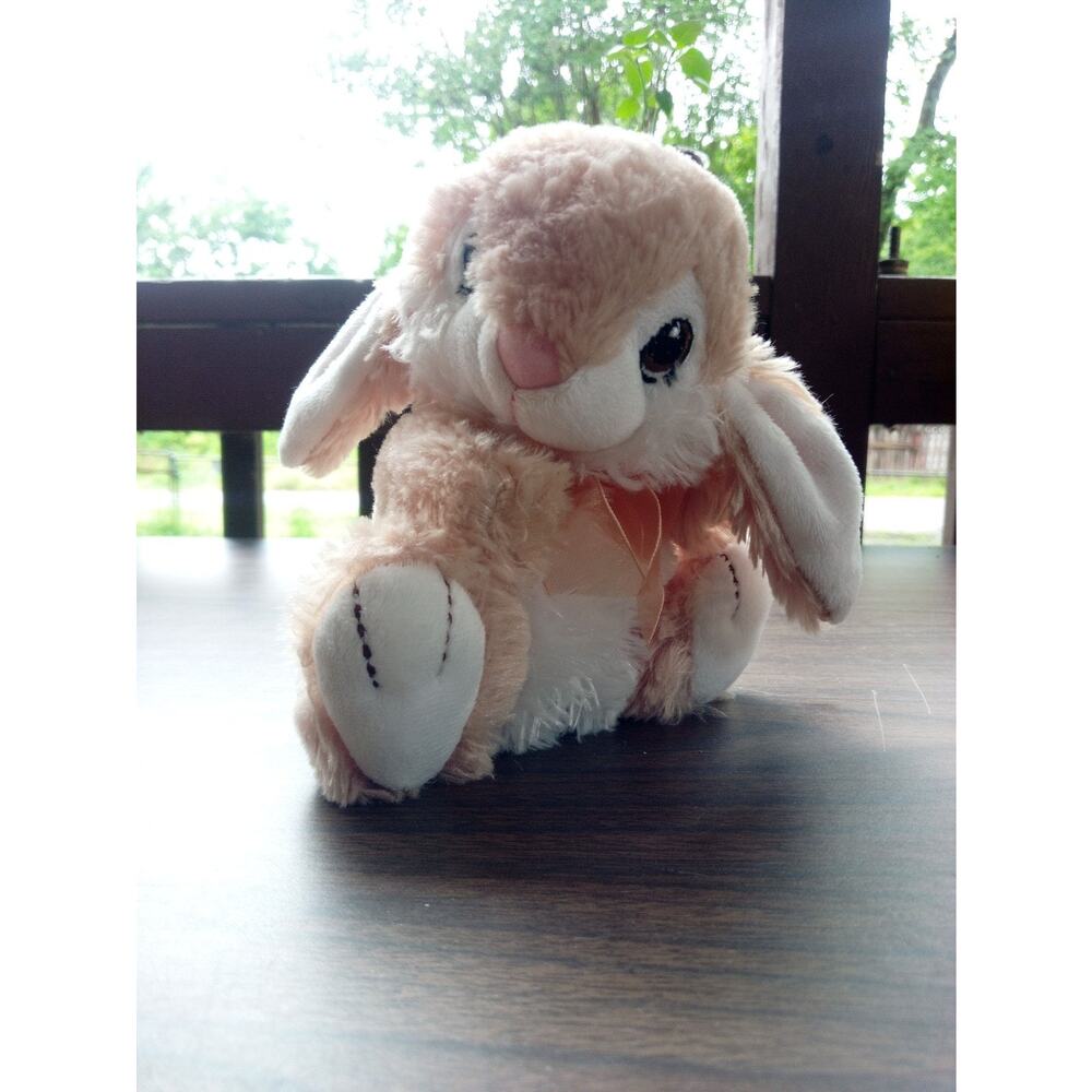 Dan Dee Collectors Plush Bow Bunny Rabbit DanDee Pre Owned Smoke Free Home